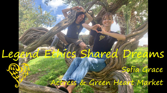 Legend Ethics Shared Dreams Ep. 27 Sofia Grace Actress Green Heart Market